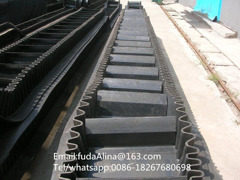 Hot China Products Wholesale Rubber Products Conveying Equipment and Wide Angle Transportation Corrugated Sidewall Conveyor Belt