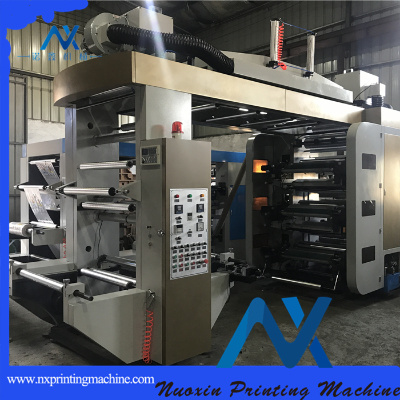 4/6 Colour Kraft Paper Roll Flexographic Printing Machine (nuoxin brand)