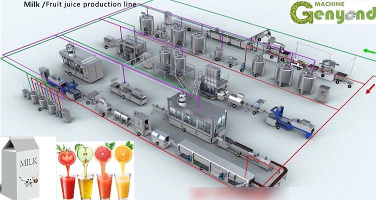 Honey Peach Juice Beverage Production Line/Carambola Juice Beverage Production Line/Fresh Fruit Juice Production Line