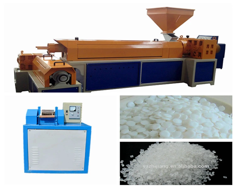 Double-Screw Screw Design and Sheet Application PP PE Film Foam Plastic Recycle Granules Machine