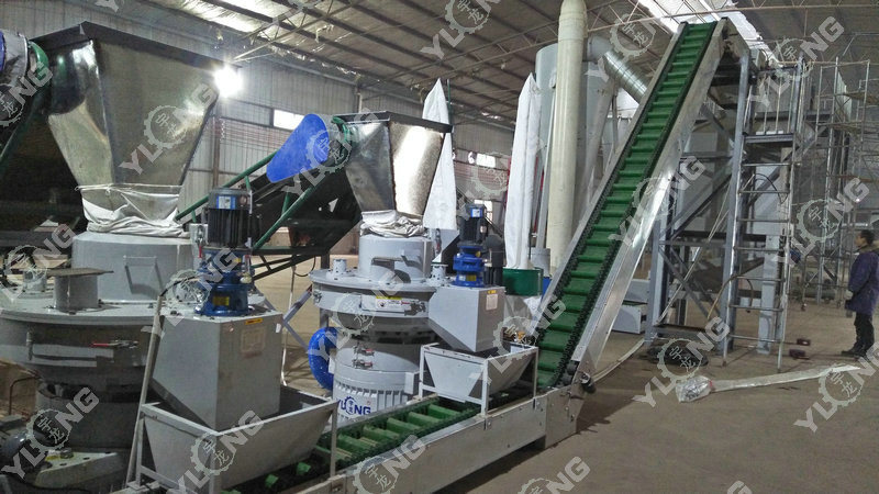 132kw Rice Bran Pellets Press Machine From China Yulong