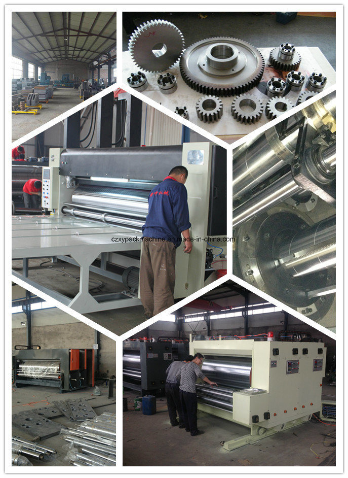 High quality Flexo Printing Slotter Die Cutter Stacker for Corrugated Cardboard