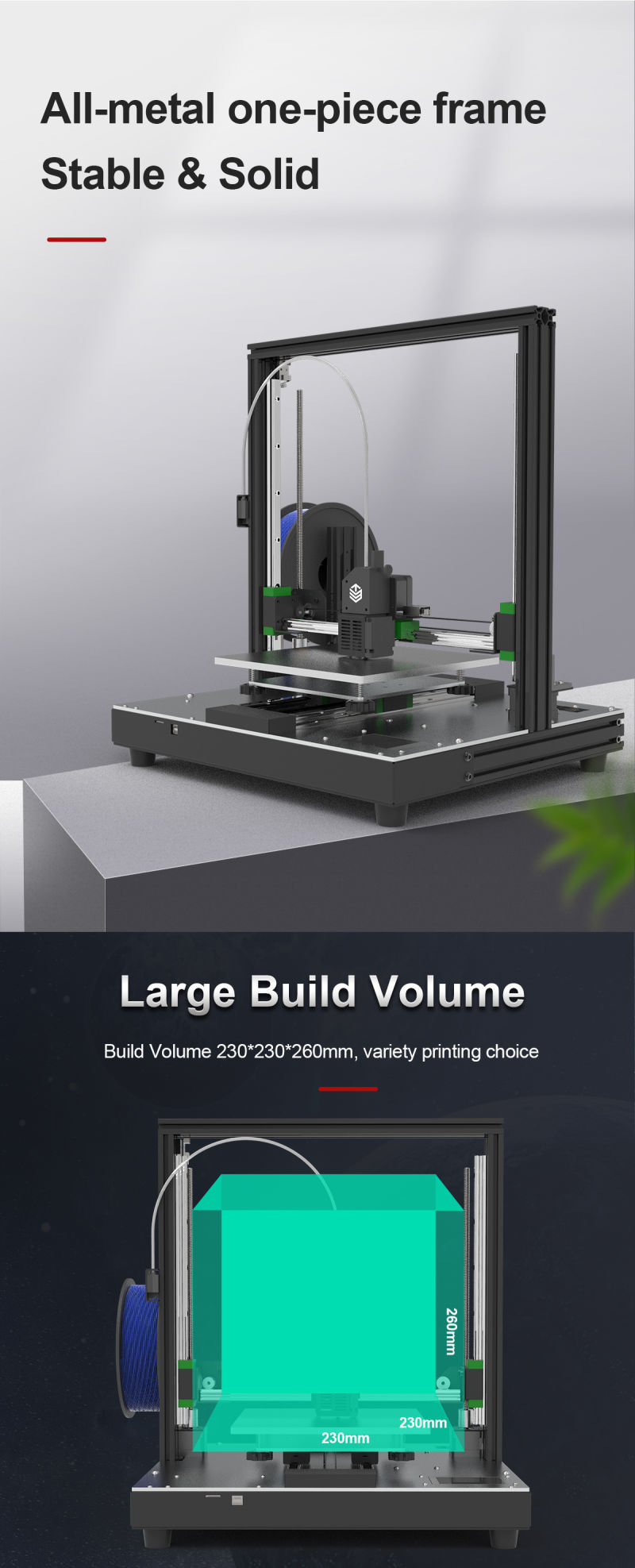 3DTALK FAM260 3D Printer DIY model printer 3D printer filament PLA