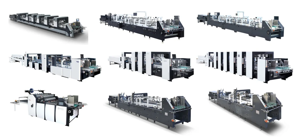 Fully Automatic High Speed Paper Box Making Machinery Paper Product Making Machinery