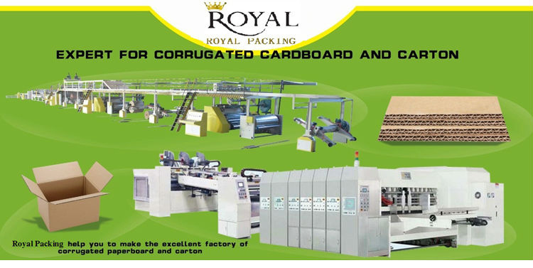 Corrugated 4 Color Flexo Printing Machinery Ffg