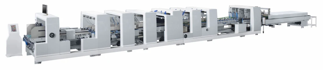 4 6 Corner Carton Folding and Gluing Machine -- Zh-1600slj