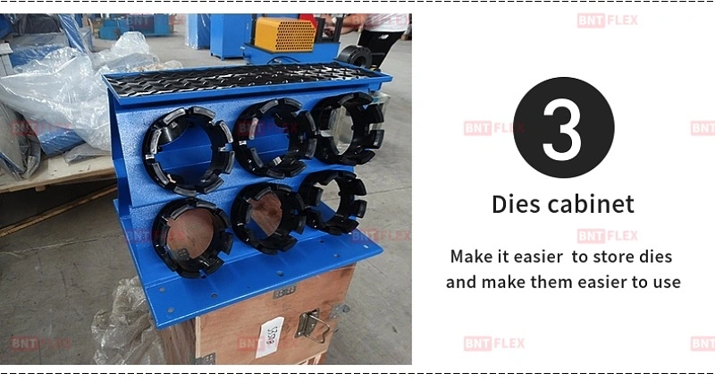 Used Hydraulic Hose Crimping Machine with Quick Change Tool and 10set Dies