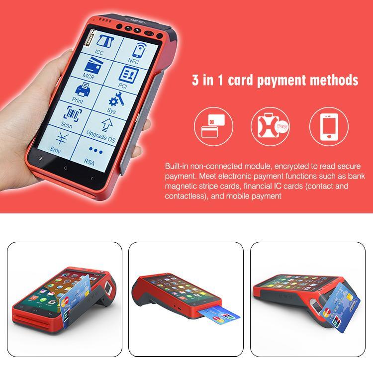 Android All in One WiFi+Fingerprint Handheld Smart POS Machine (HCC-Z100C)