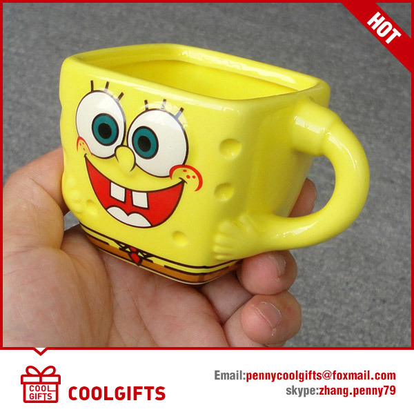 Promotional Cartoon Character Design Ceramic Coffee Mug (CG217)