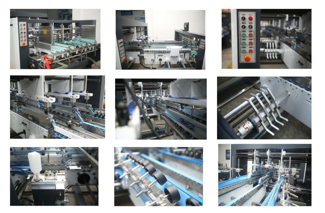 Fully Automatic Flexo Printing Machine and Folding Gluing with Packing Machine for Cartoon Boxes