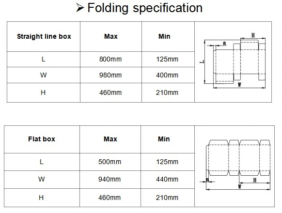 Corrugated Cardboard Box Making Machine Price Automatic Folder Gluer (XCS-980TBX-A)