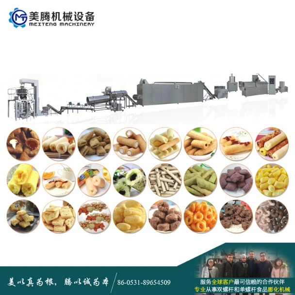 Automatic Corn Puff Production Line Puff Snack Production Line