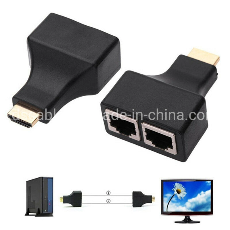 HDMI Extender by Cat5e CAT6 30meter