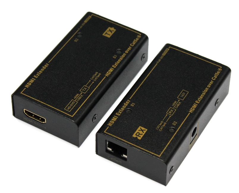 60m HDMI Extender Over Single Cat5e/6 Cable Support 3D
