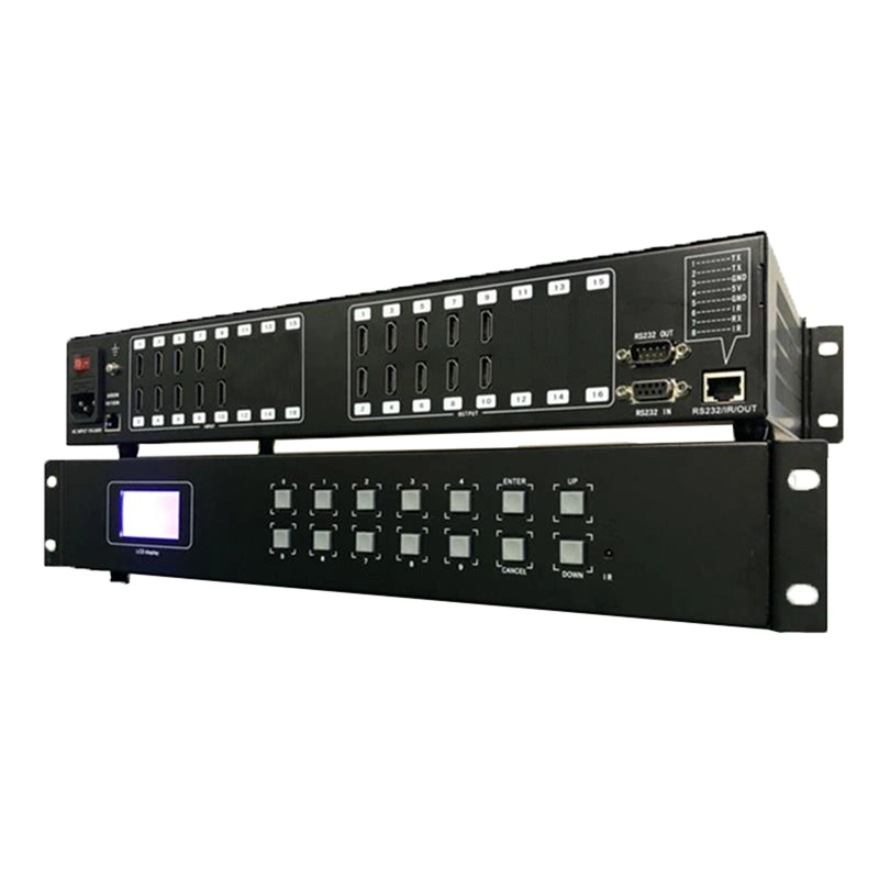 10 in 10 Output VGA Matrix Switcher 10X10 HD Matrix Switch HD Matrix Control Switcher with for HD TV PC Projector