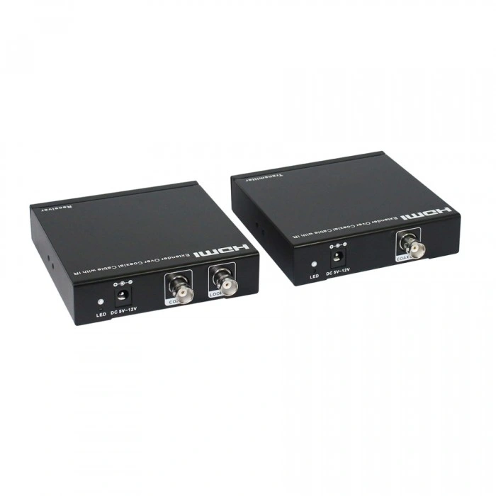100m/328FT Over Single Coaxial Cable HDMI Extender (Bi-directional IR+EDID)