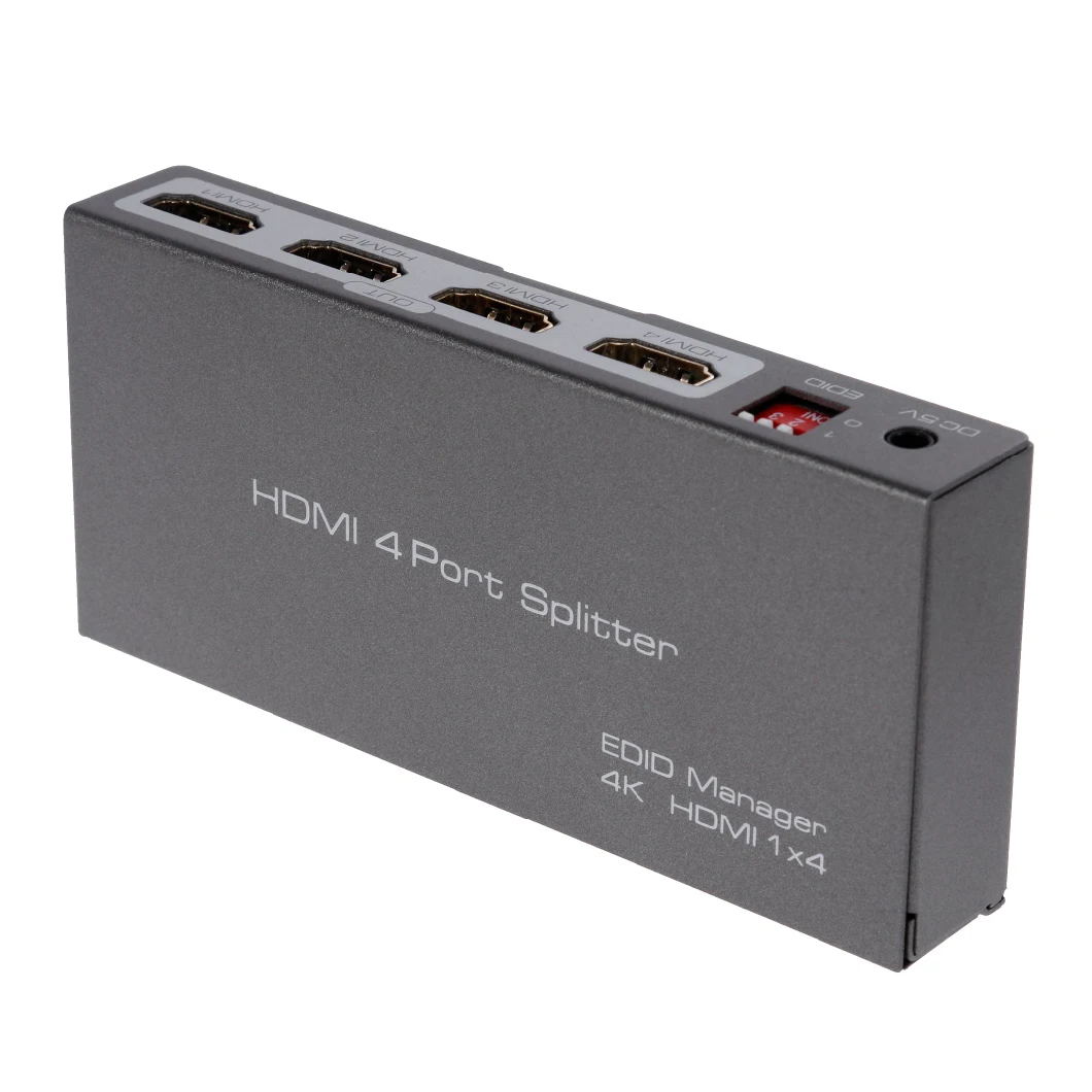 4 Port HDMI 1.4V HDMI Splitter Support 2160p/4kx2K