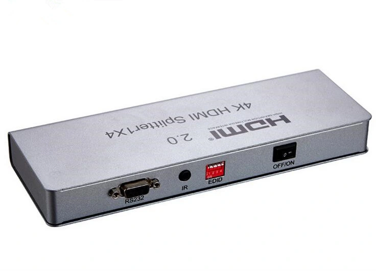 1X4 HDMI Splitter (HDMI 2.0, HDCP2.2, 4K, IR extension, EDID management, RS232)