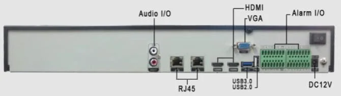 32CH 4MP 4HDD Dual LAN&Dual HDMI NVR