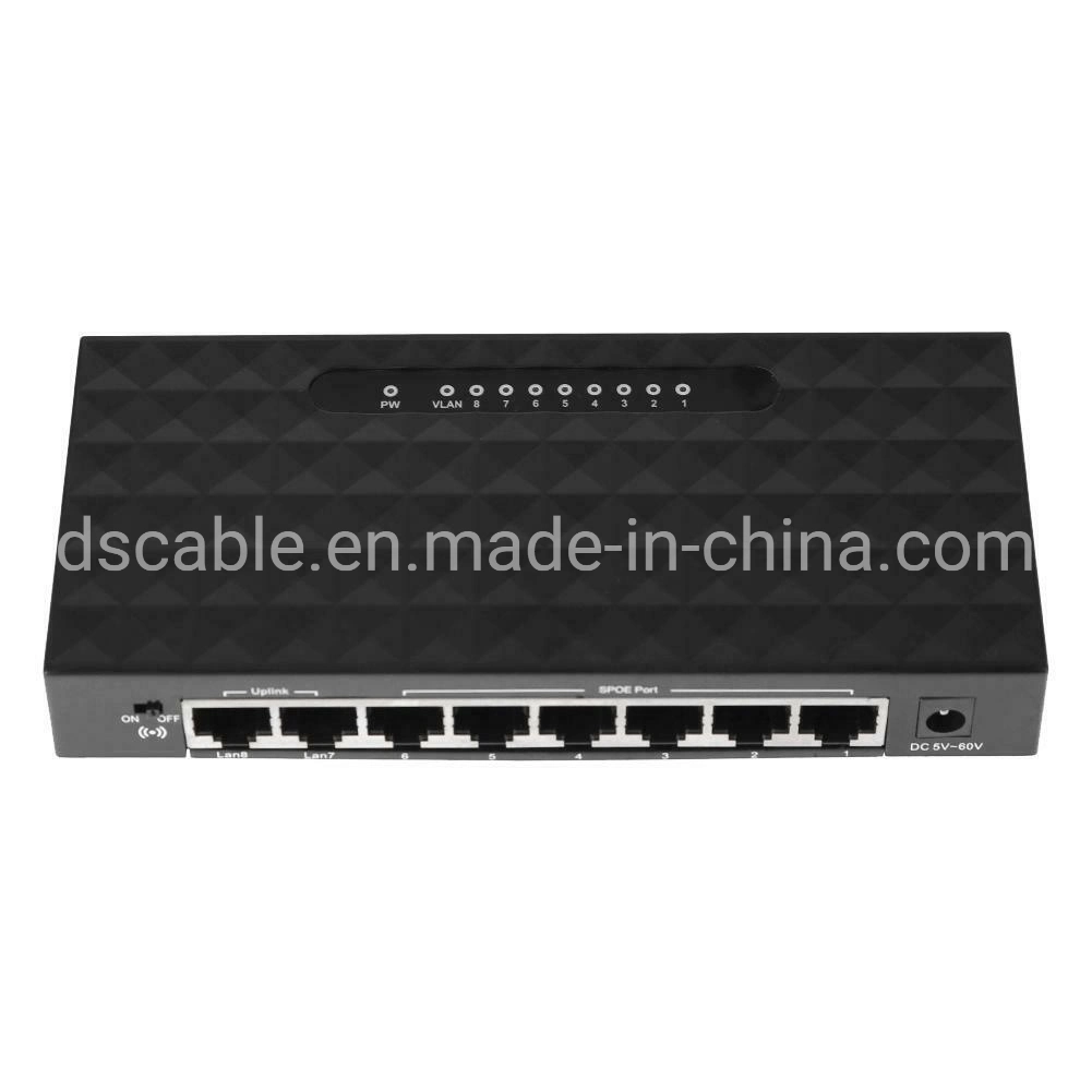 8 Port 10/100 Poe Ethernet Network Switch LAN Hub Ethernet Smart Switch