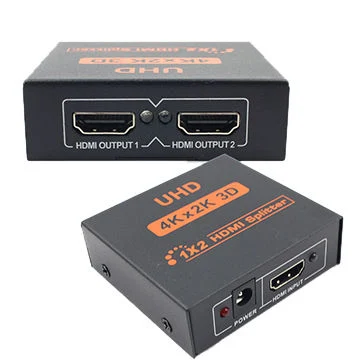 UHD 4K*2K 3D 1in2 out 1X2 2 Port HDMI Splitter