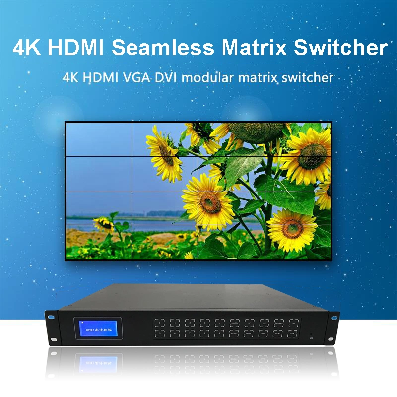 8X8 HDMI Seamless Matrix Switcher 8X8 Seamless Matrix Switcher with Video Wall Function