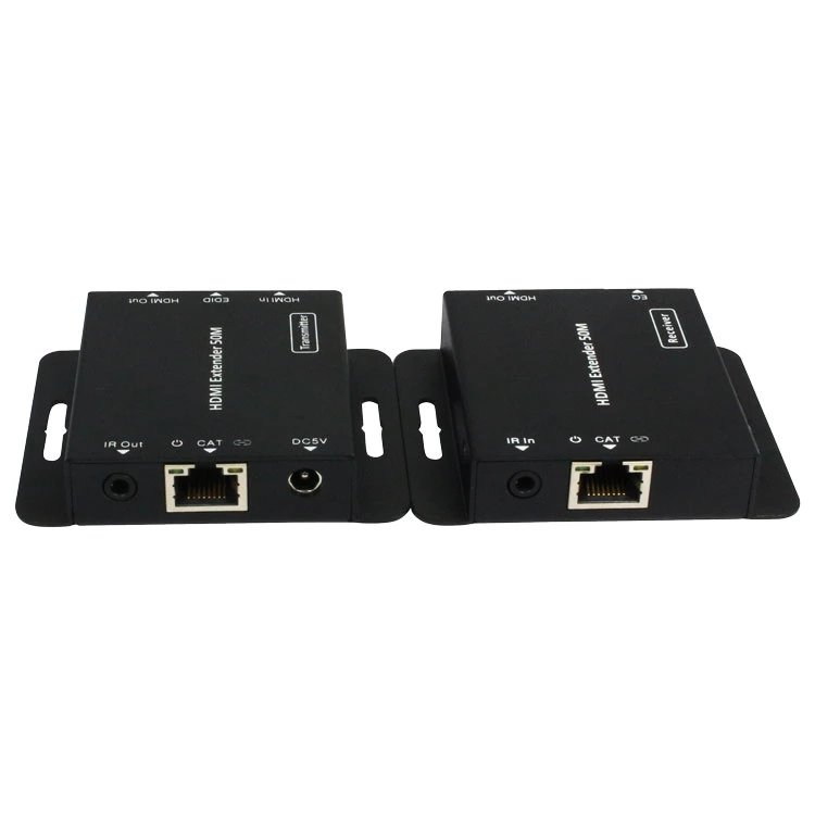 50m HDMI Extender Over Single Cat5e/6 Cable with Poe, IR