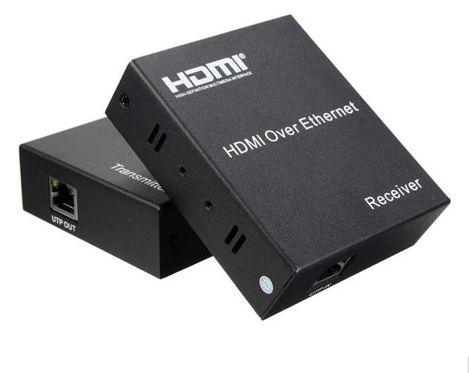 1080P HDMI Extenders Tx/Rx Converter HDMI Signal Over Network Cable 120m (395FT)