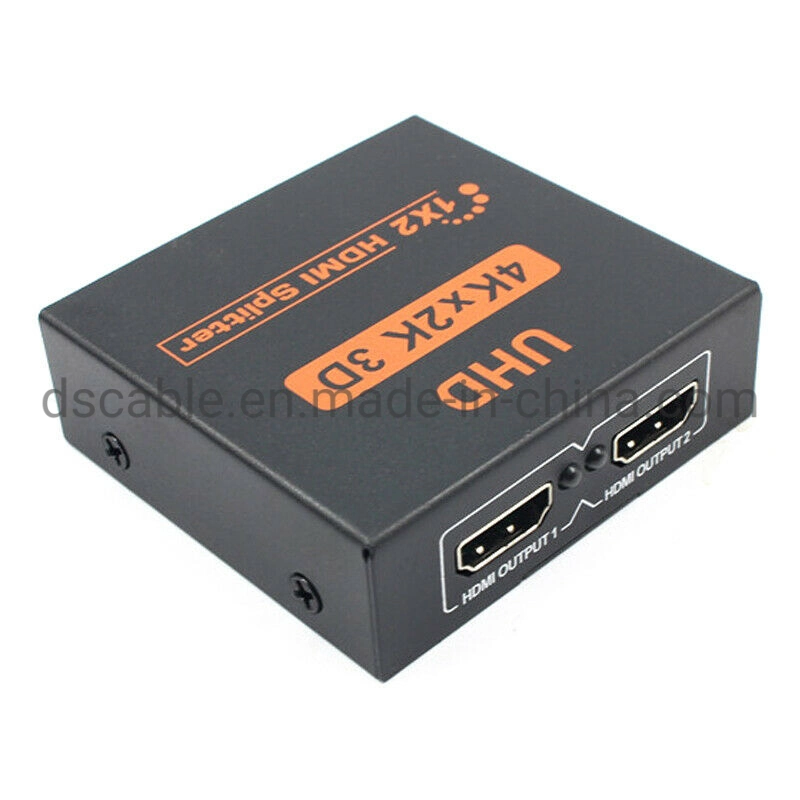 1 in 2 out Ultra HD 4K 2port HDMI Splitter Repeater