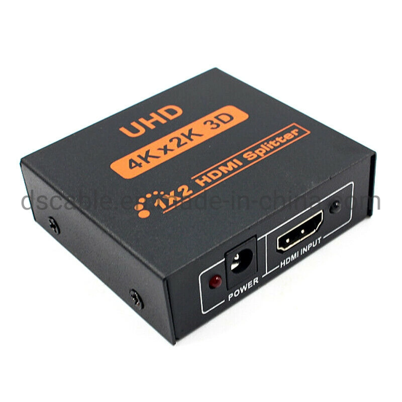 1 in 2 out Ultra HD 4K 2port HDMI Splitter Repeater