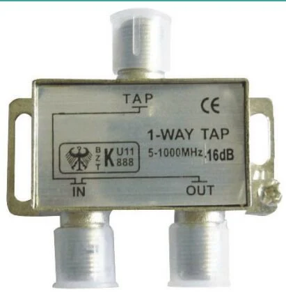 CATV Splitter Satellite Amplifier Splitter 1 Way Tap (5-1000MHz)