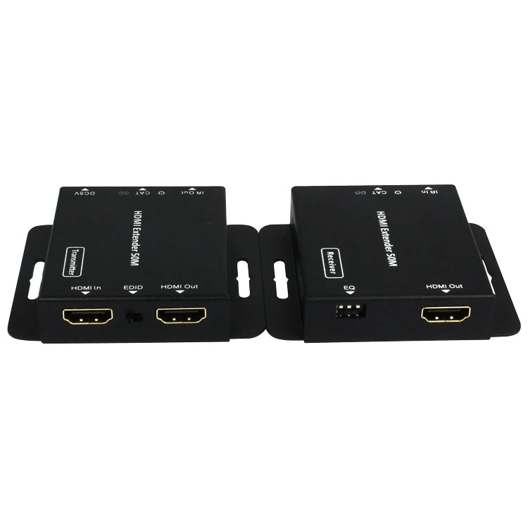 50m HDMI Extender Over Single Cat5e/6 Cable with Poe, IR