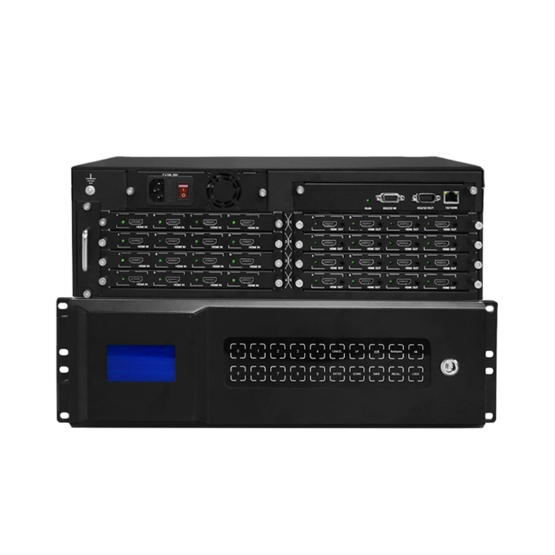 HDMI 16X16 Matrix Switcher 16 in 16 out 16X16 HD HDMI Fixed Video Matrix Switcher for Commercial Display, Security Monitoring Center