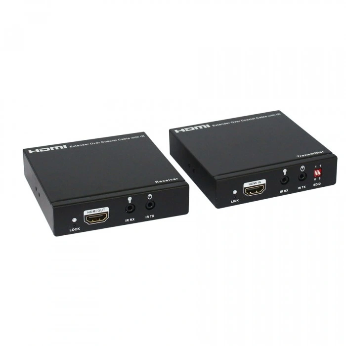 100m/328FT Over Single Coaxial Cable HDMI Extender (Bi-directional IR+EDID)