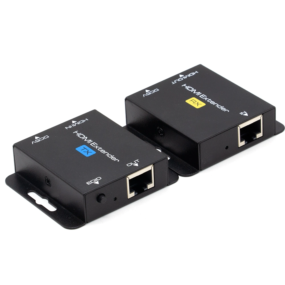 60m HDMI Extender, HDMI Extender by Single Cat5e/6 Cable with Poc, EDID