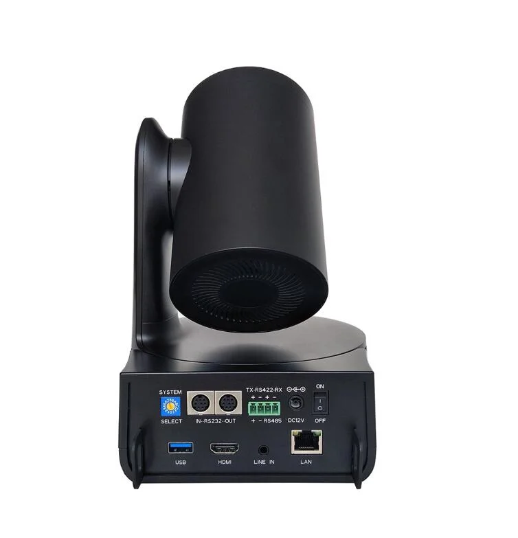 2021 Brushless Motor UHD Broadcasting Video Conferencing 12X Optical Zoom 4K PTZ Camera with HDMI USB LAN (POE)