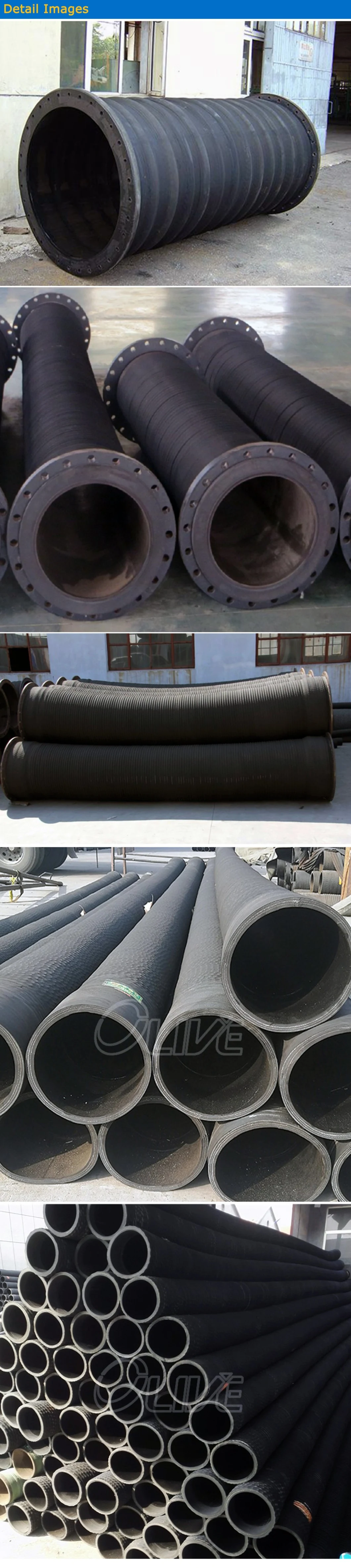 Wear Resistant Slurry Suction and Discharge Hose Rubber Slurry Sand Hose