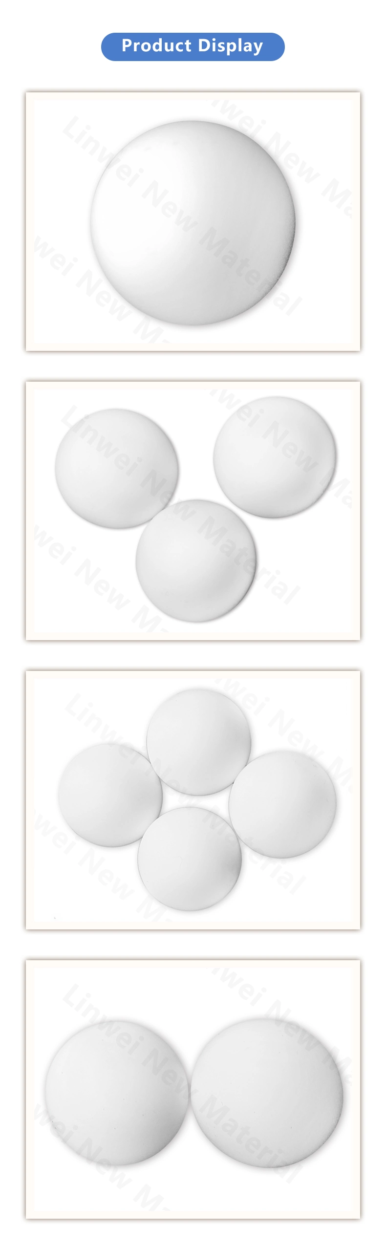 High-Precision Wear-Resistant and Corrosion-Resistant PTFE Ball