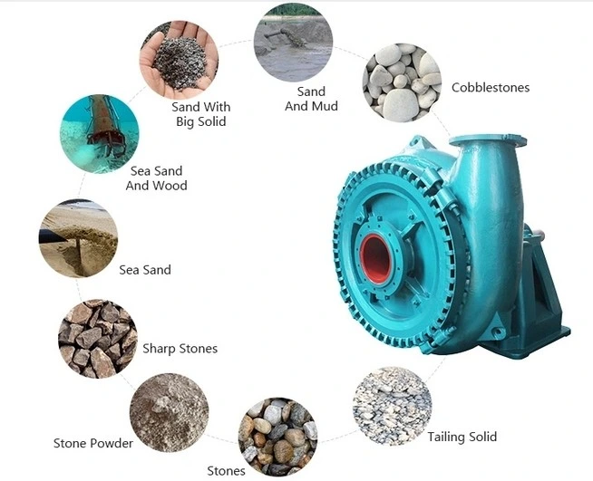 High Efficiency Horizontal Fine Sand Suction Coarse Sand Dredging Pump