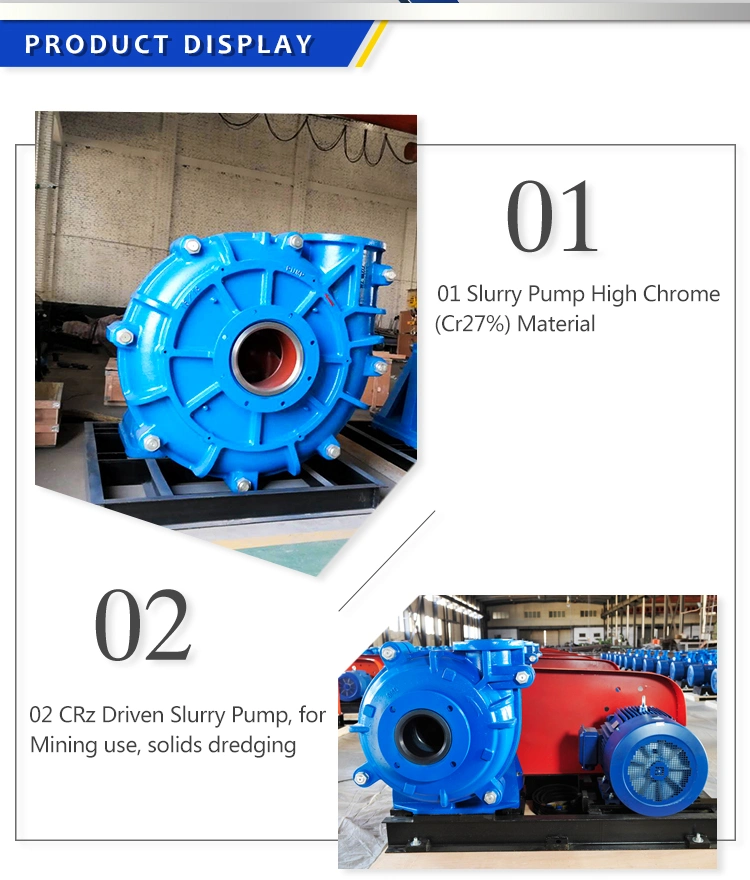 Coal Mine Centrifugal Industrial Slurry Pump, High Head Pump, Horizontal Pump, High Chrome Pump