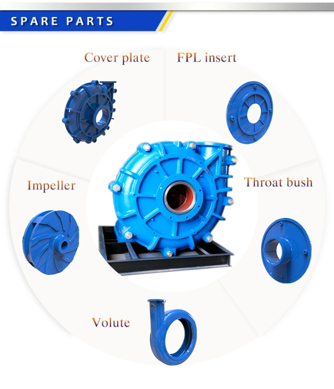 1.5X1b-Mahr De-Pump Centrifugal Mining Ash Portable Solid Slurry Pump