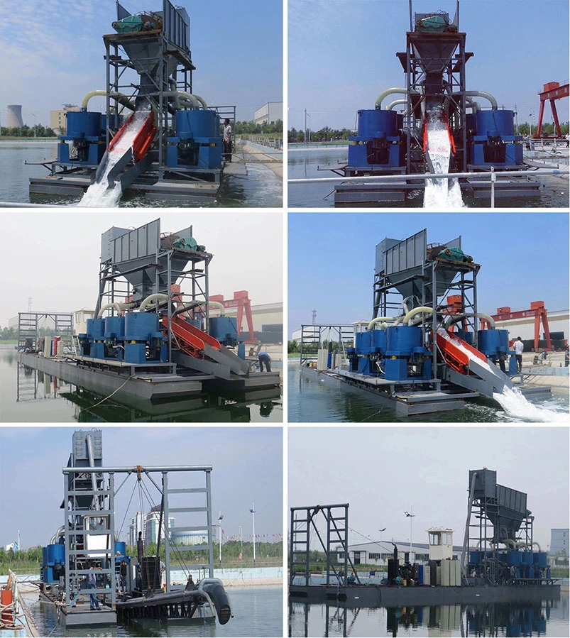 Factory Jet Suction/Bucket Chain /Sand /Gold Mining Dredger for Gold Mining/ for Sand Mining