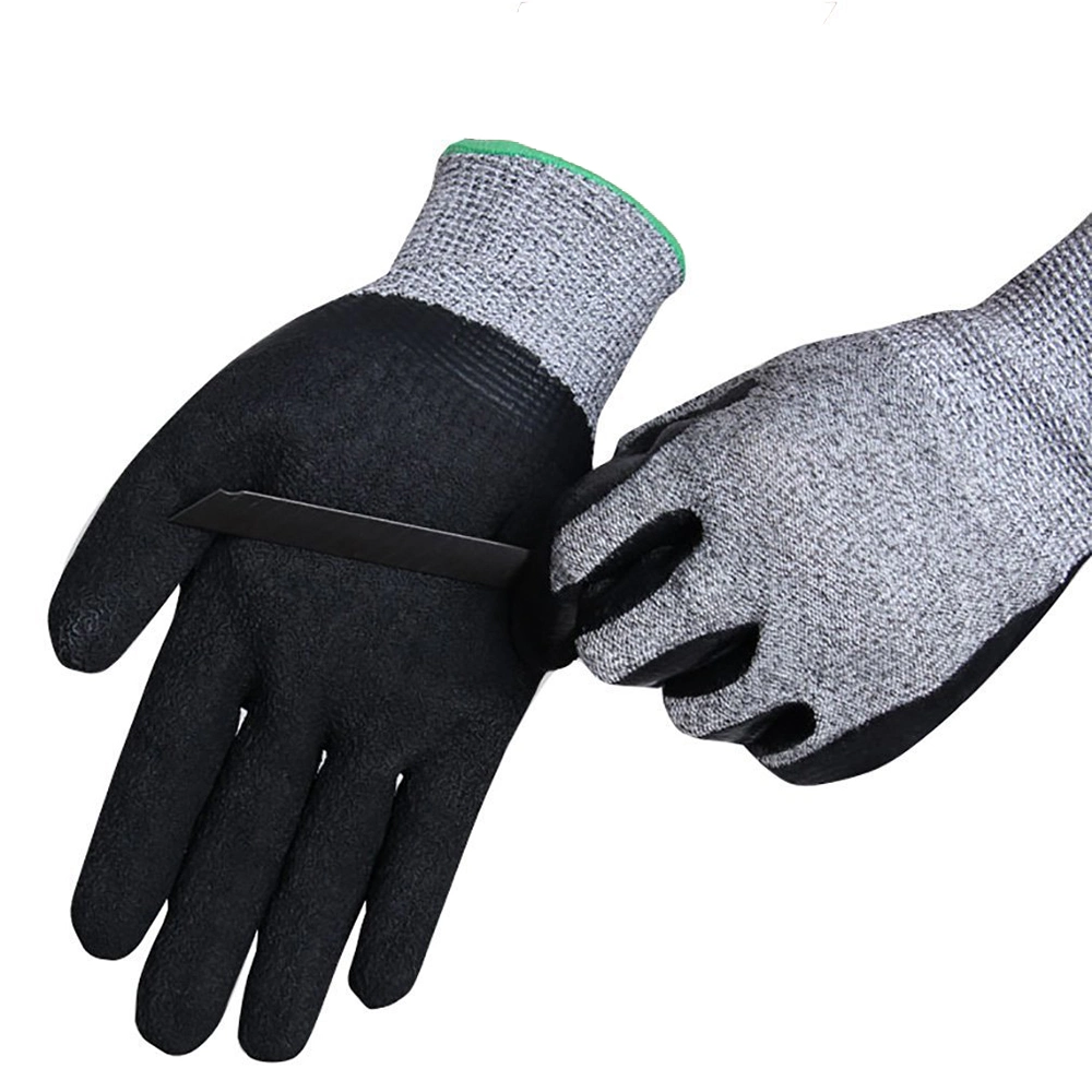 Latex Coated Anti-Cutting Gloves Are Waterproof, Wear Resistant, Puncture Resistant and High Temperature Resistant