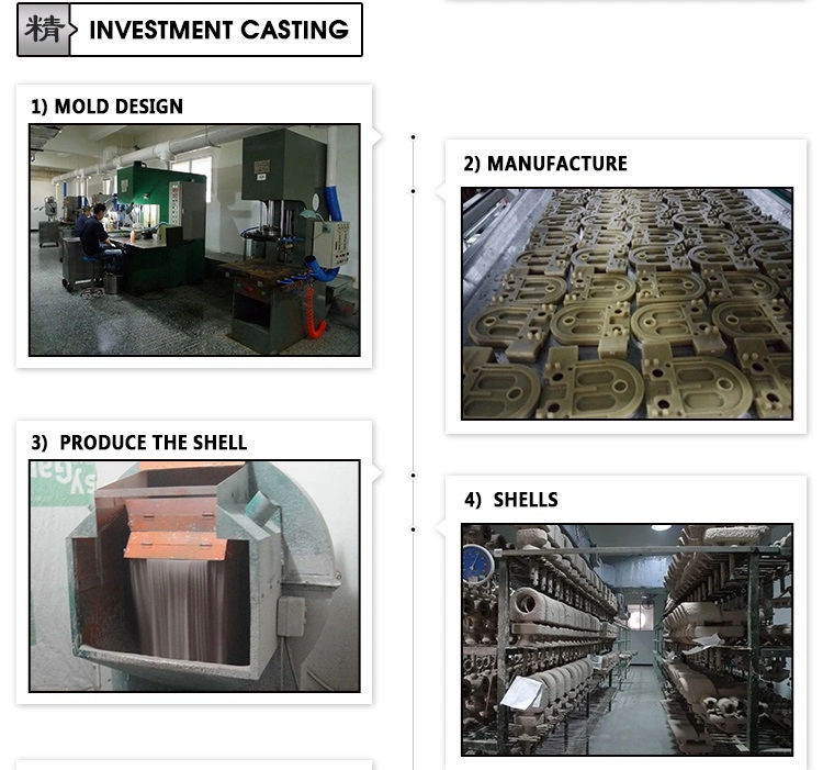 OEM Water Glass Precision Investment Steel Casting Foundry Parts