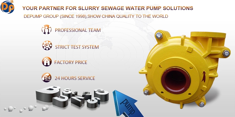 Coal Mine Centrifugal Industrial Slurry Pump, High Head Pump, Horizontal Pump, High Chrome Pump