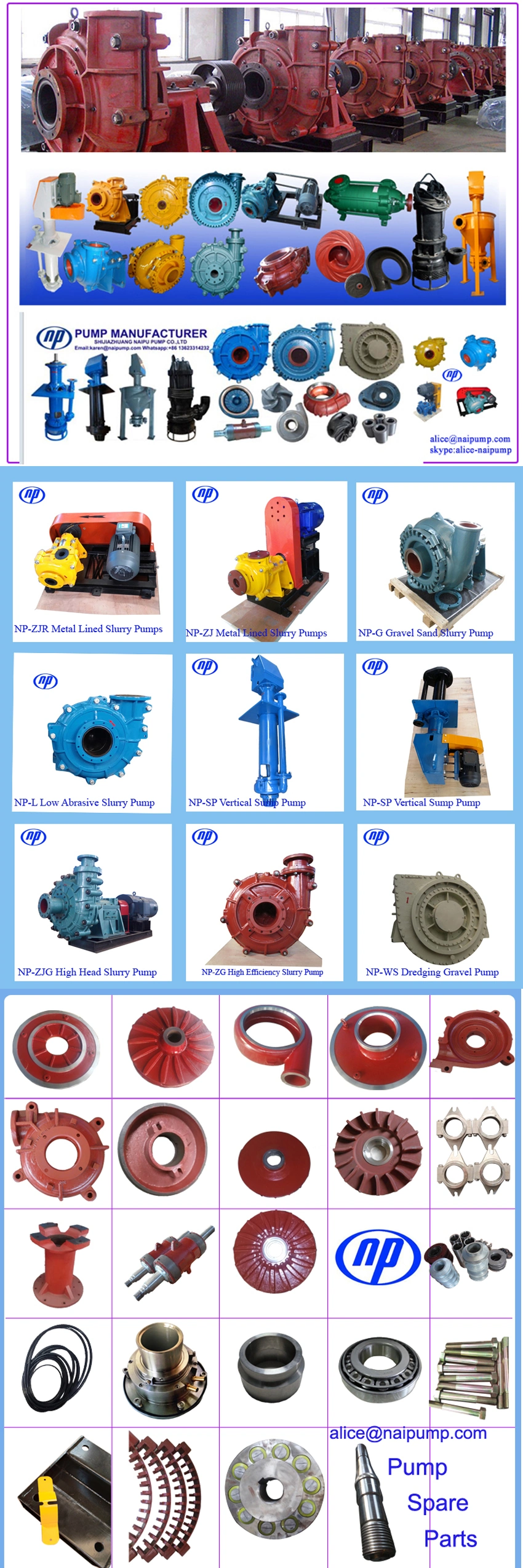 Naipu Discount Price Centrifugal-Pump 6/4 Gravel Pump Pump Manufacturer