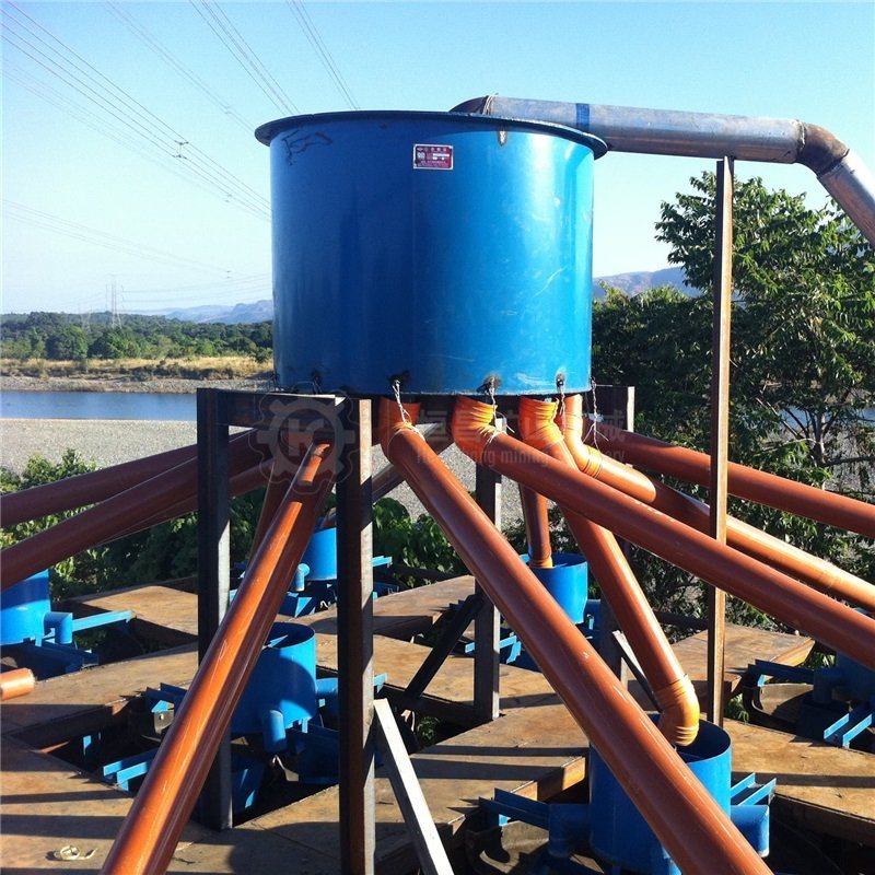 Gold Mining Equipment Mineral Processing Concentrator Gravity Mineral Chrome, Silica Sand Wash Plant Spiral Chute Separator