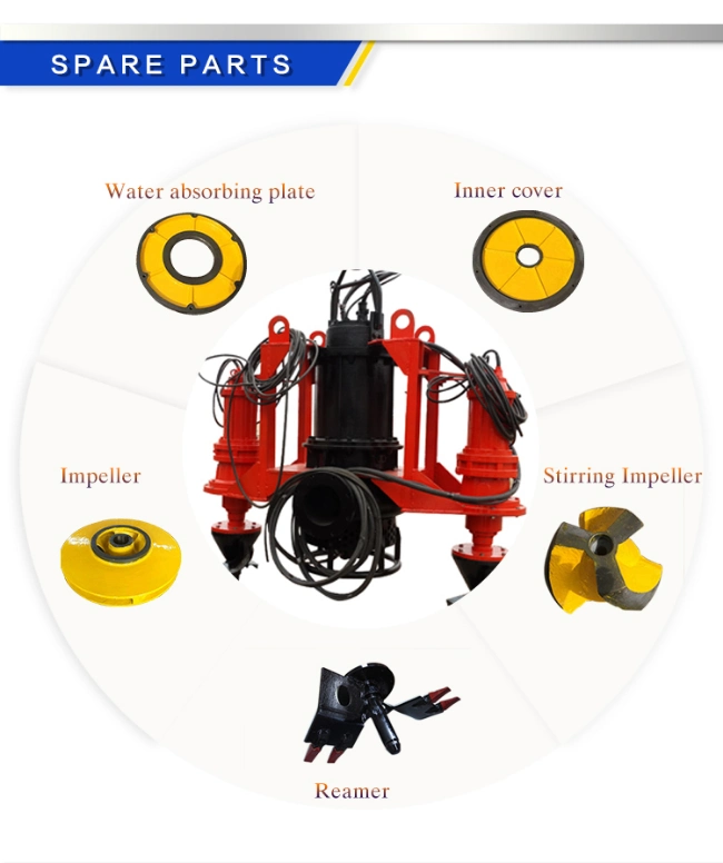 Submersible Slurry Pumps to Suck Mud and Sand, Dredger Pump, Sand Pump, Centrifugal Pump