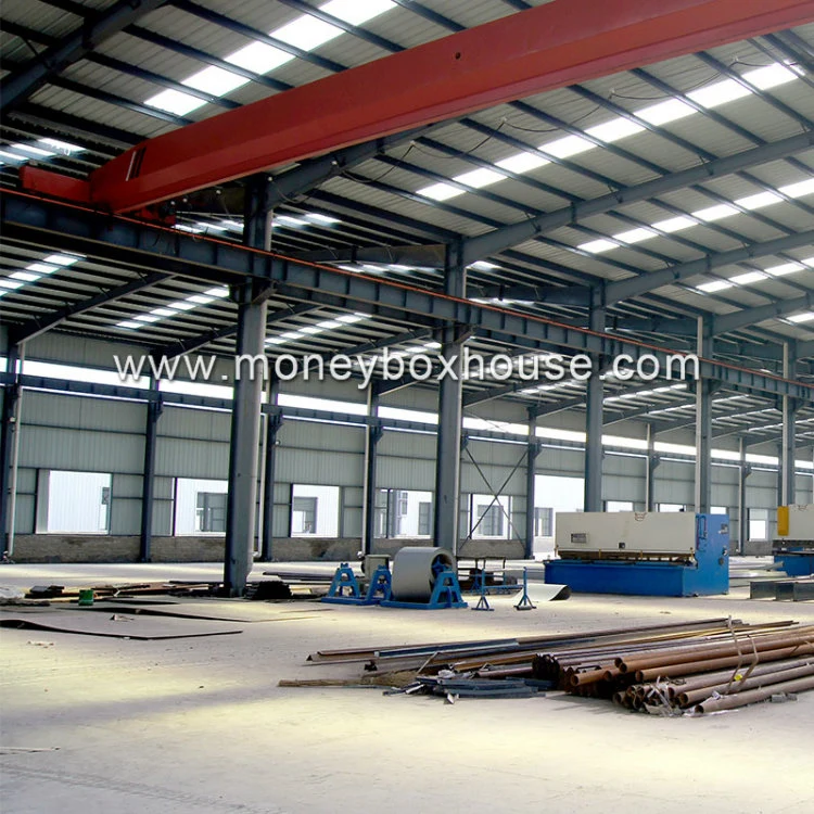 High Rise Large Galvanized Steel Structure Prefabricated Steel Plant House