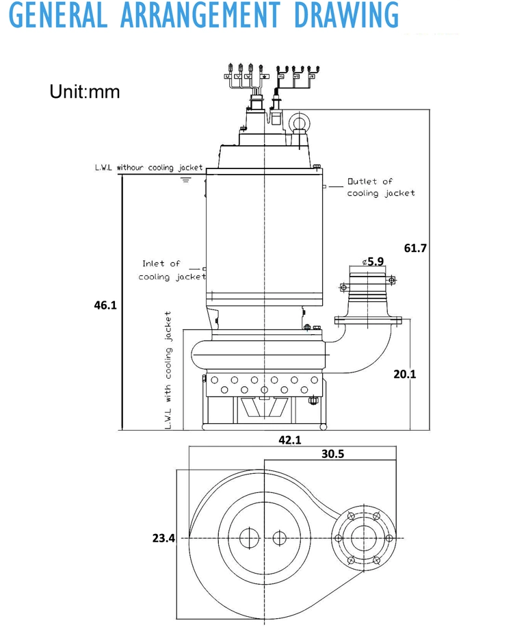 Electric Sludge Suction Pump, Vertical Slurry Pump, Centrifugal Pump, High Effciency Slurry Pump